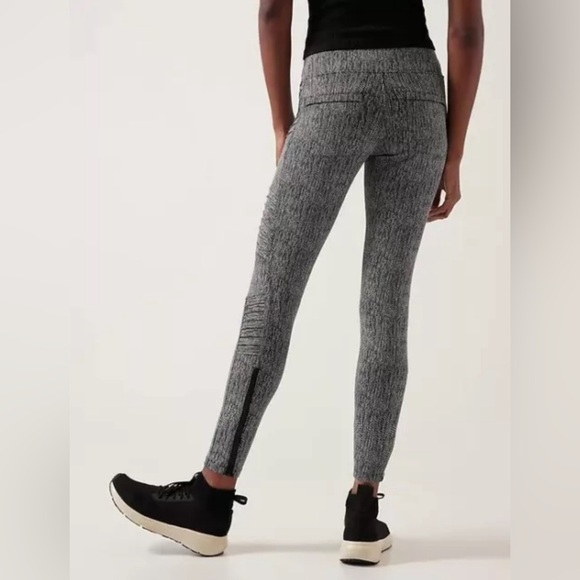Athleta Pants - NWT Athleta Delancey Textured Moto Tight
